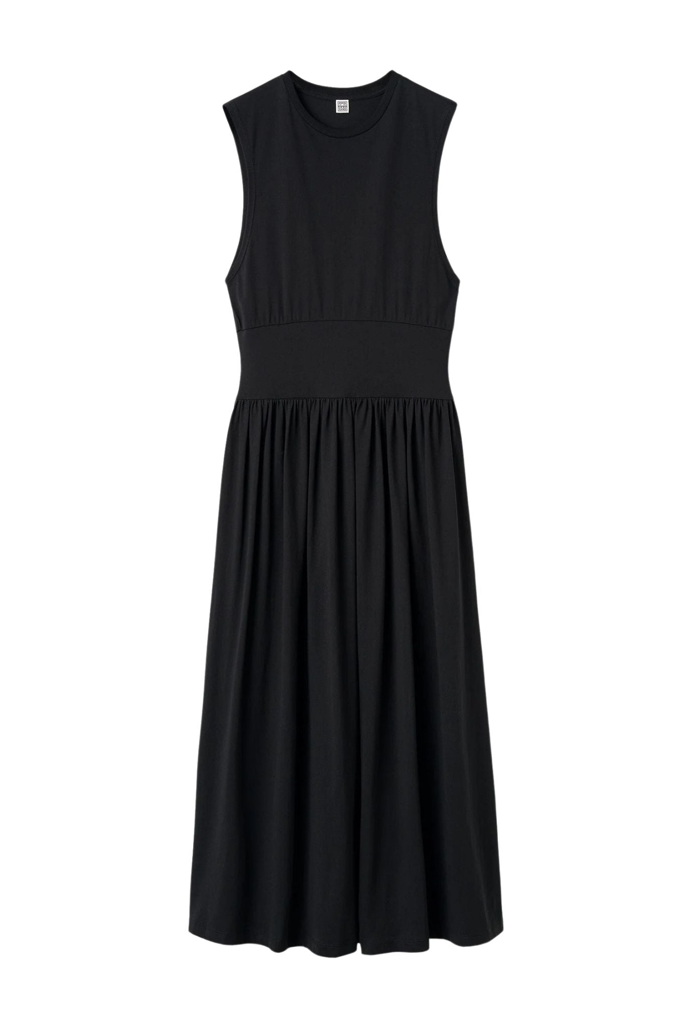 Toteme Sleeveless Cotton Tee Dress - Vermillion