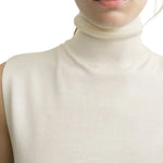 Toteme Sleeveless Fine Turtleneck - Vermillion