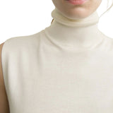 Toteme Sleeveless Fine Turtleneck - Vermillion