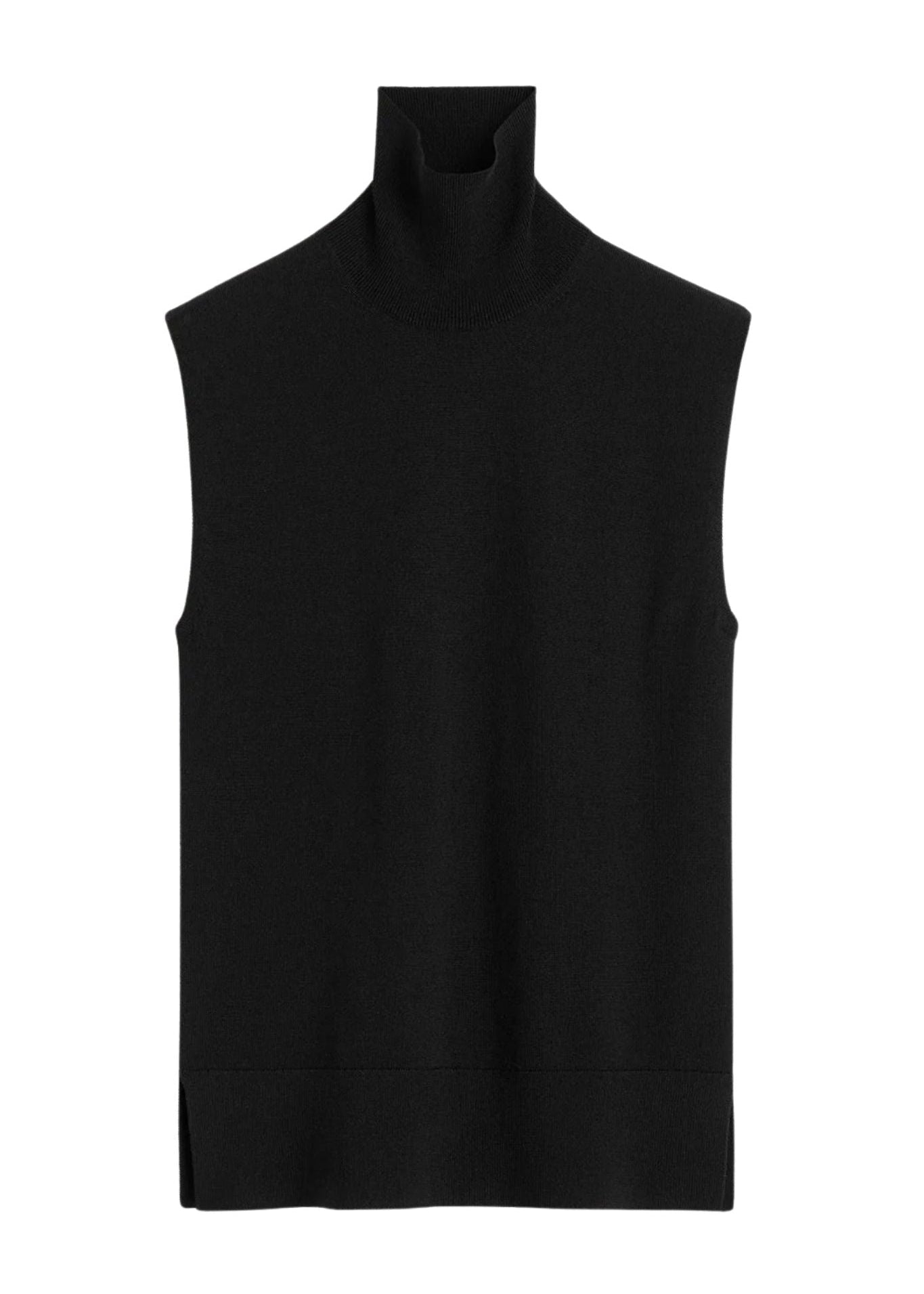 Toteme Sleeveless Fine Turtleneck - Vermillion