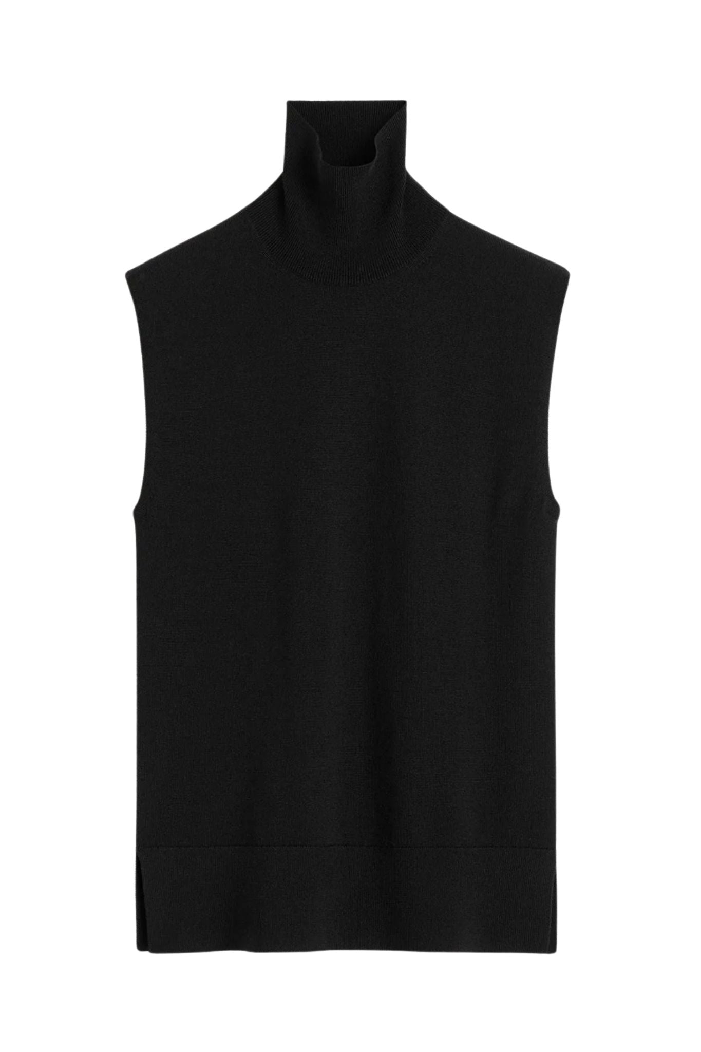 Toteme Sleeveless Fine Turtleneck - Vermillion