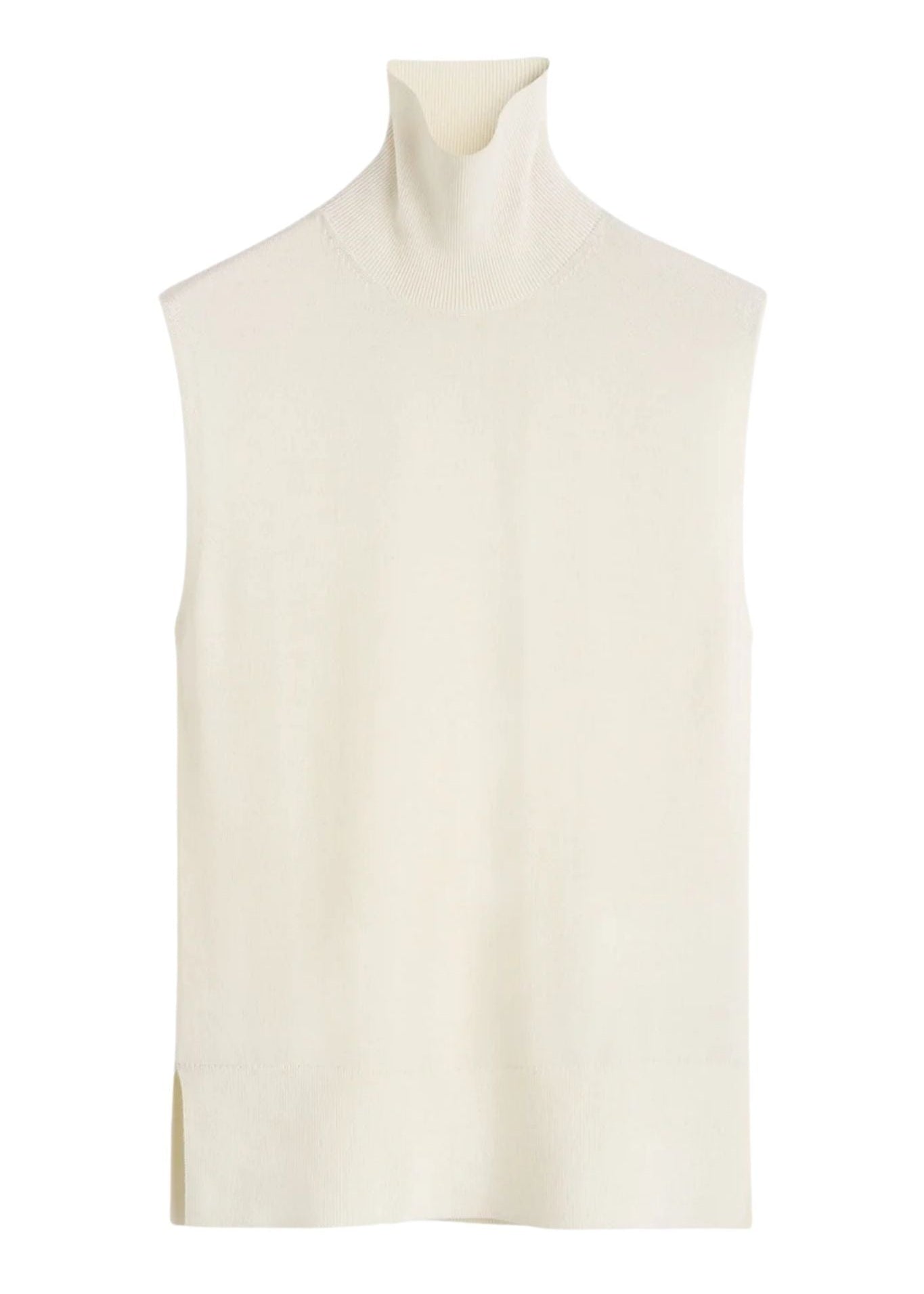 Toteme Sleeveless Fine Turtleneck - Vermillion