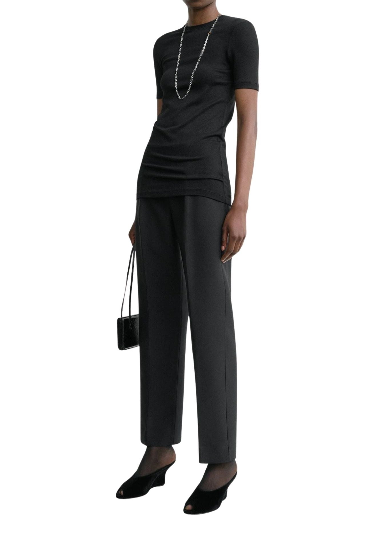 Toteme Slim Evening Trousers - Vermillion