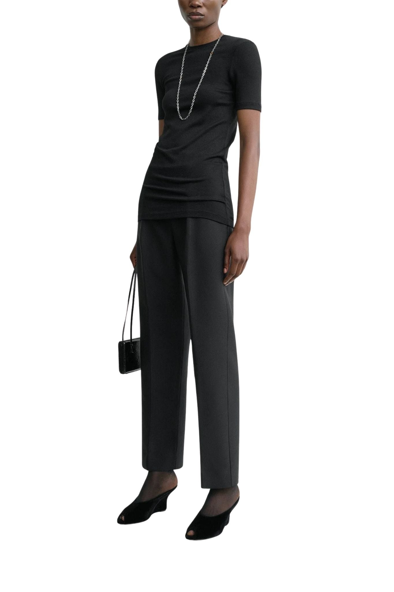 Toteme Slim Evening Trousers - Vermillion