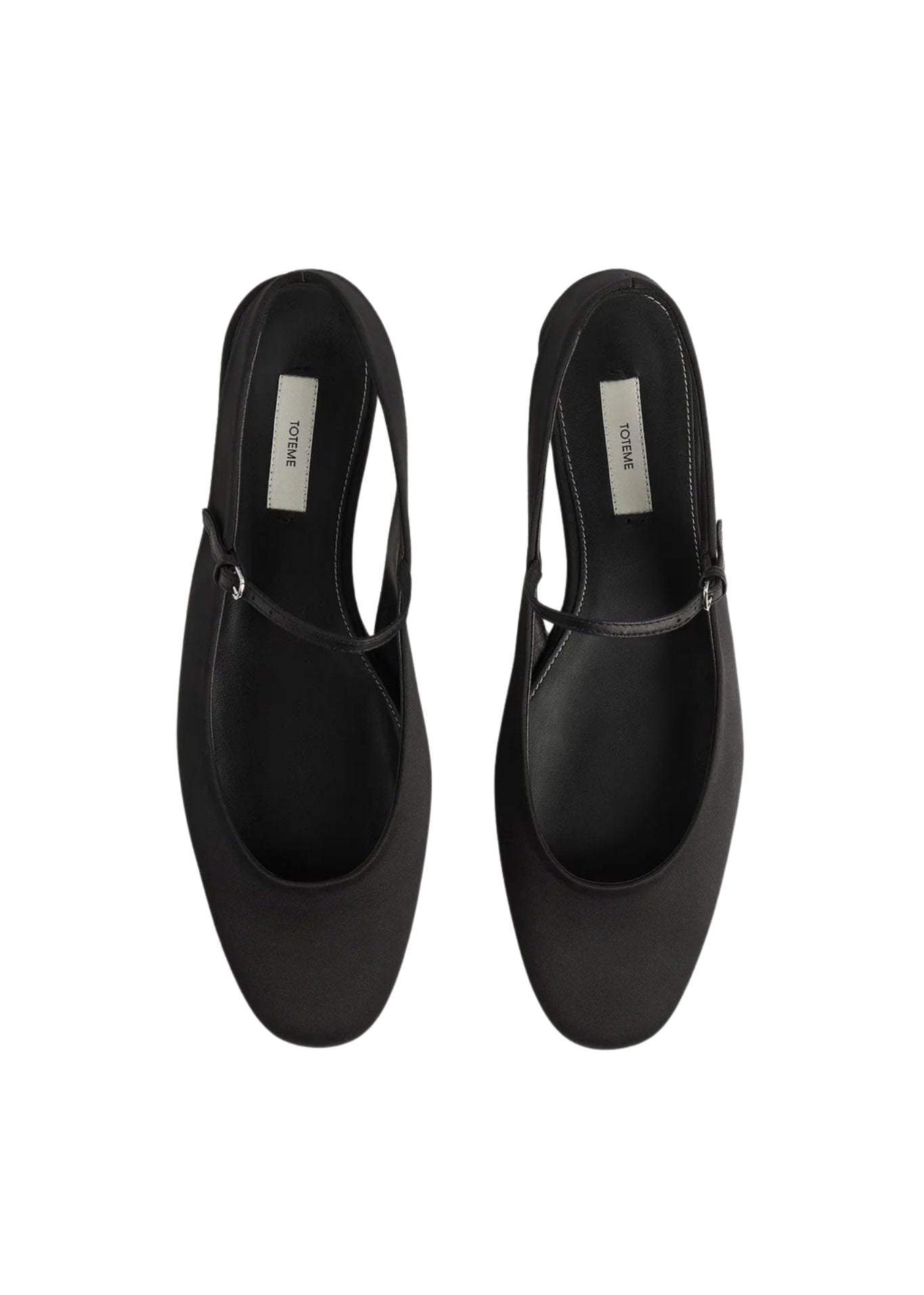 Toteme Slingback Satin Mary Janes - Vermillion