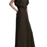 Toteme Slouch Waist Dress - Vermillion