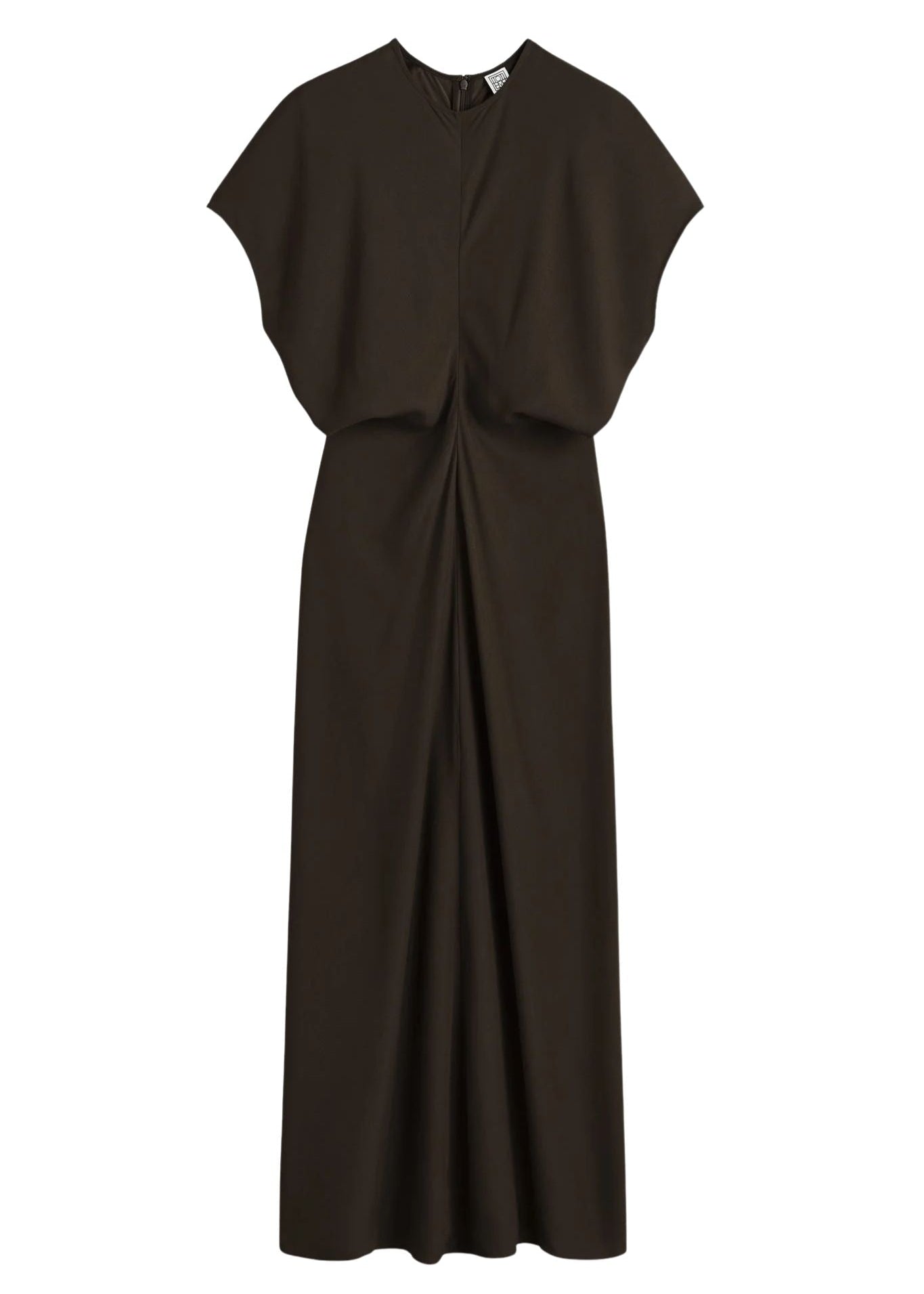 Toteme Slouch Waist Dress - Vermillion