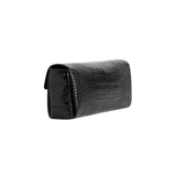 Toteme Soft Croco - Embossed T - Clutch - Vermillion