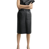 Toteme Soft Croco - Embossed T - Clutch - Vermillion