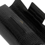 Toteme Soft Croco - Embossed T - Clutch - Vermillion