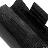 Toteme Soft Croco - Embossed T - Clutch - Vermillion