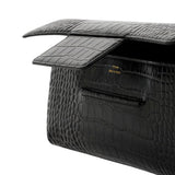 Toteme Soft Croco - Embossed T - Clutch - Vermillion