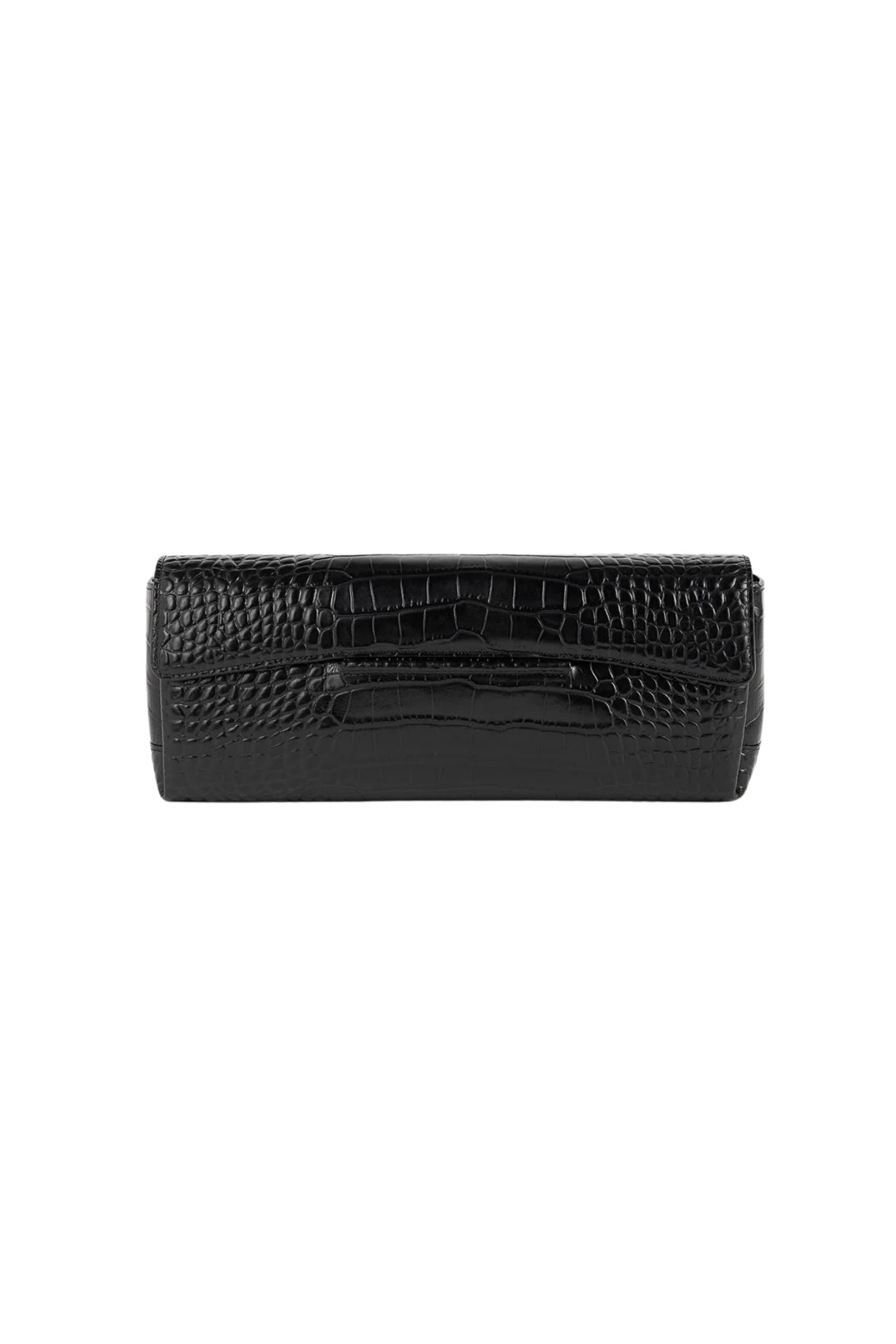 Toteme Soft Croco - Embossed T - Clutch - Vermillion