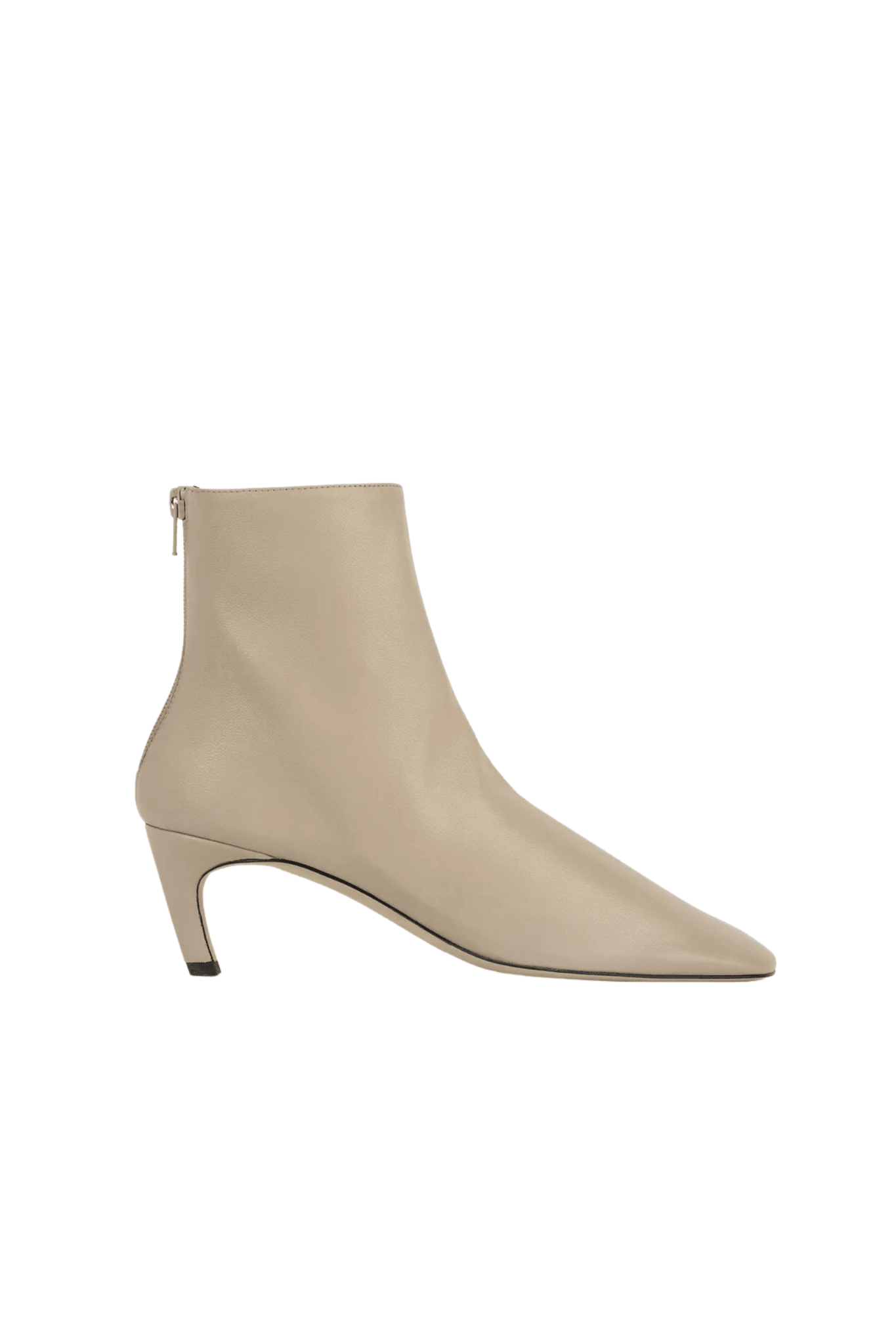 Toteme Soft Nappa Ankle Boots - Vermillion