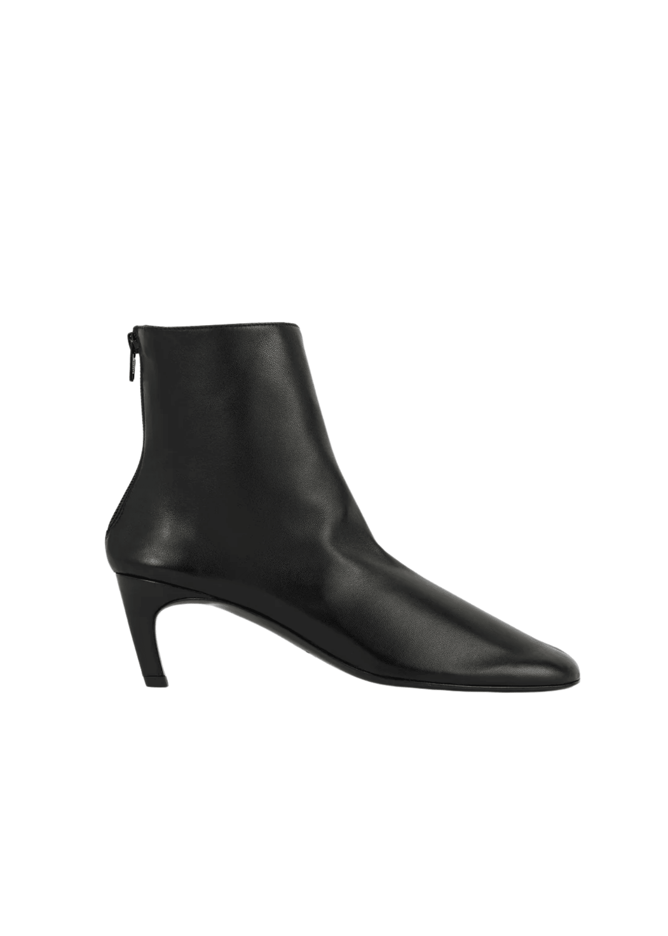 Toteme Soft Nappa Ankle Boots - Vermillion