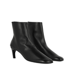 Toteme Soft Nappa Ankle Boots - Vermillion