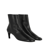 Toteme Soft Nappa Ankle Boots - Vermillion
