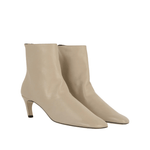 Toteme Soft Nappa Ankle Boots - Vermillion