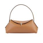 Toteme T - lock Grained - leather Shoulder Bag - Vermillion