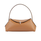 Toteme T - lock Grained - leather Shoulder Bag - Vermillion