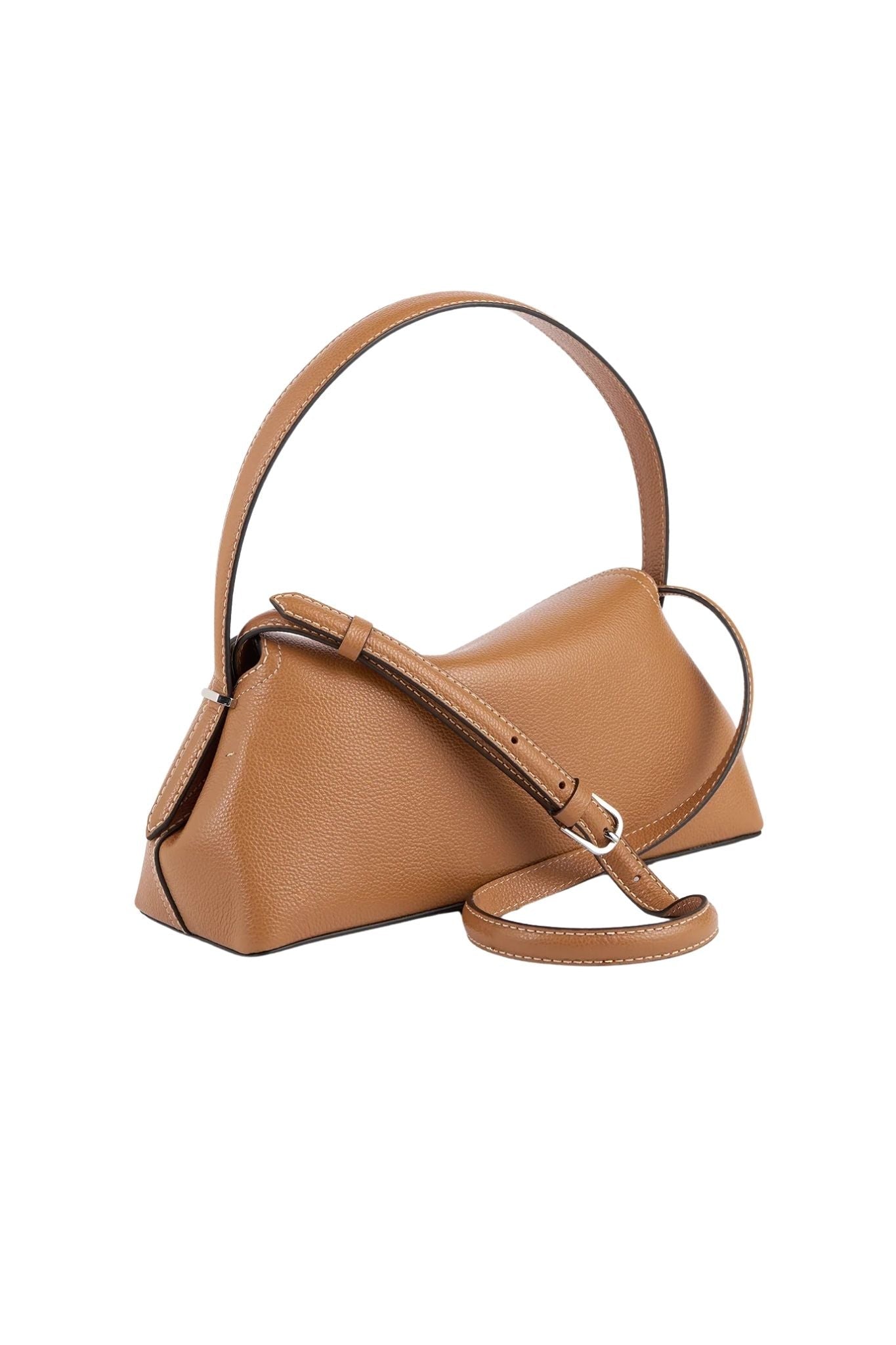 Toteme T - lock Grained - leather Shoulder Bag - Vermillion