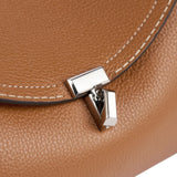 Toteme T - lock Grained - leather Shoulder Bag - Vermillion