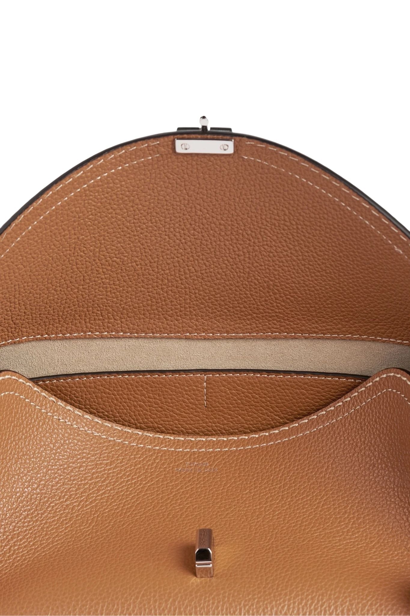 Toteme T - lock Grained - leather Shoulder Bag - Vermillion