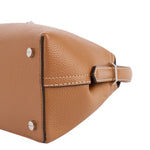 Toteme T - lock Grained - leather Shoulder Bag - Vermillion