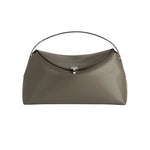 Toteme T - Lock Grained Leather Top - Handle - Vermillion