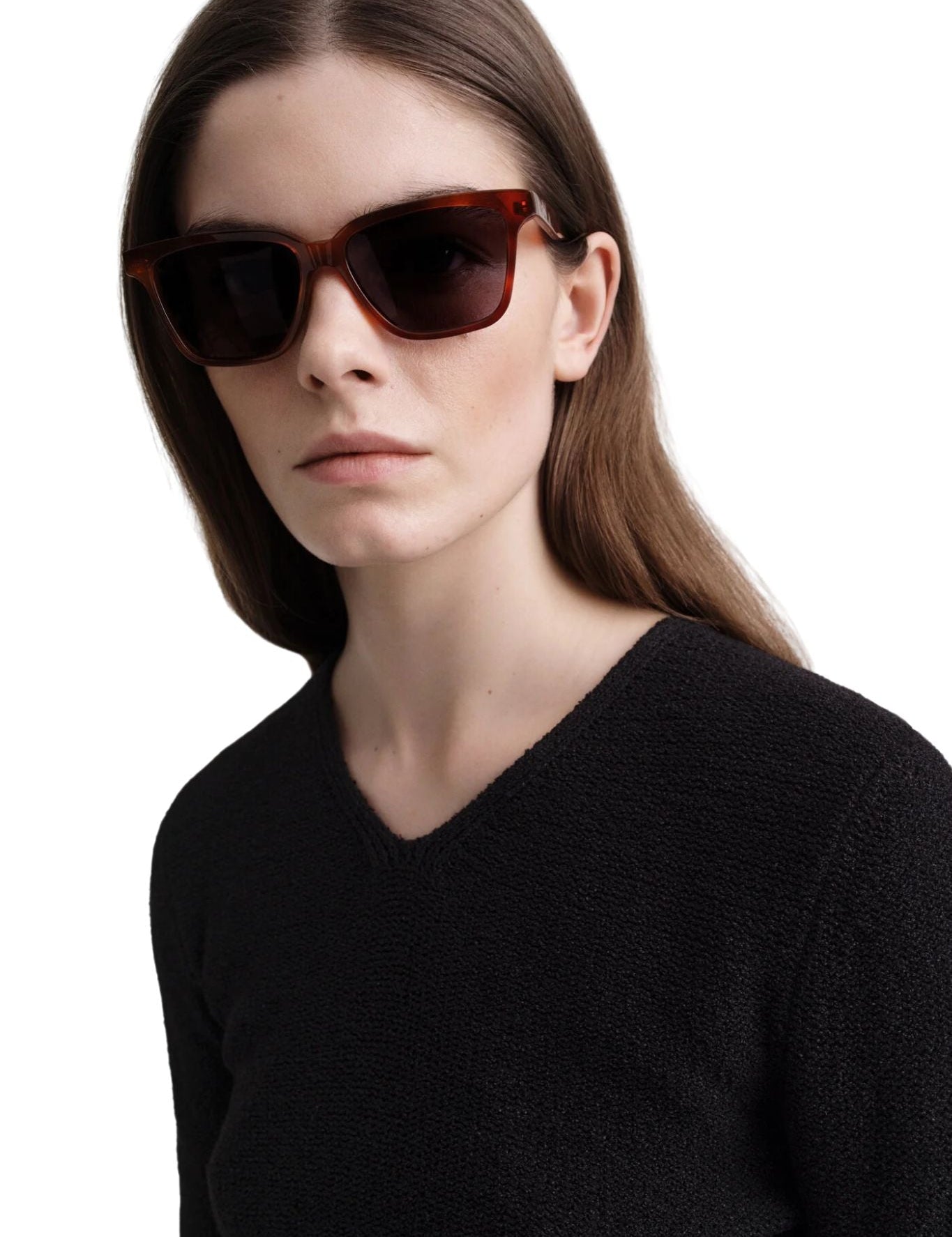 Toteme The Squares Sunglasses - Vermillion