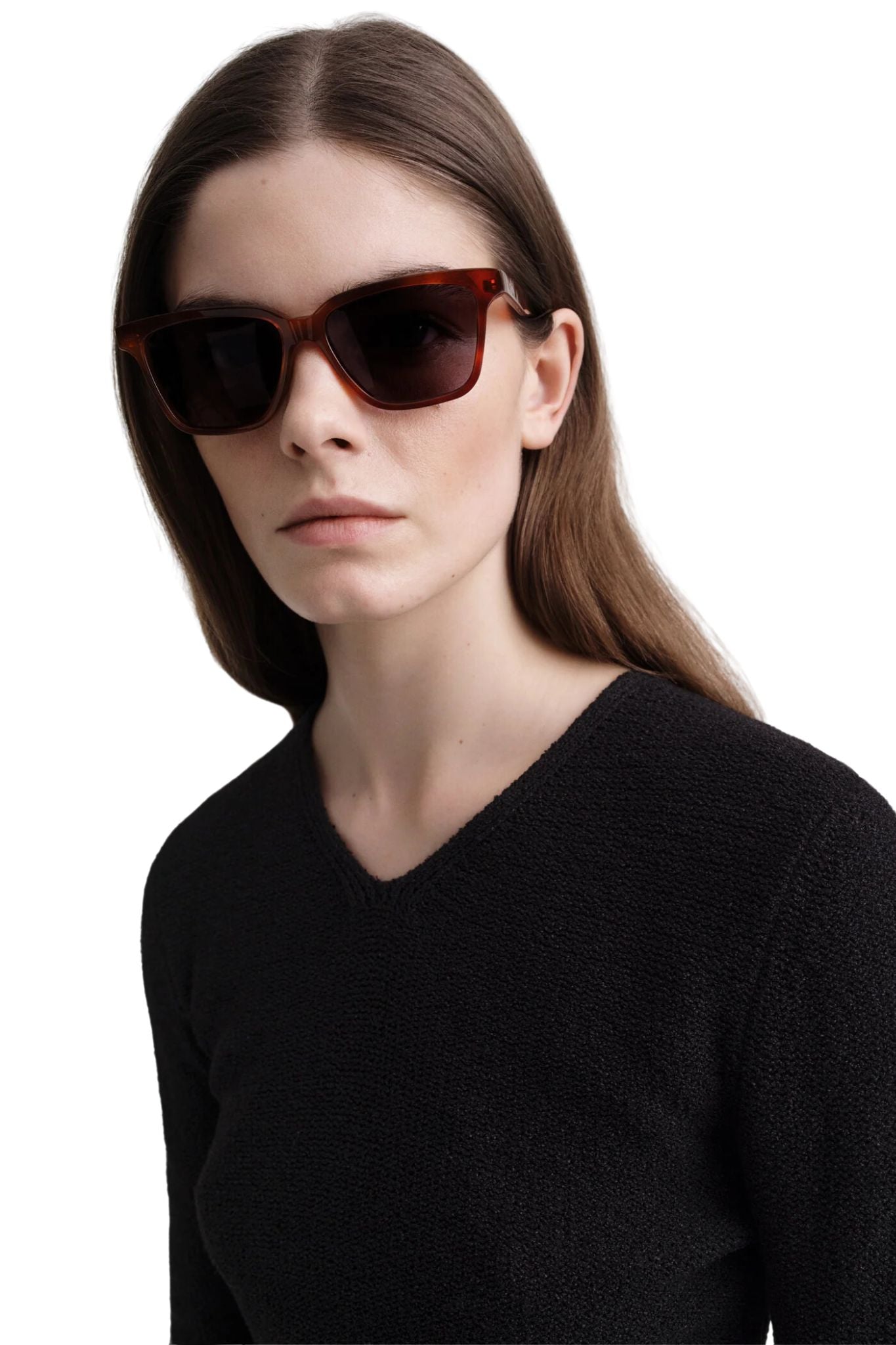 Toteme The Squares Sunglasses - Vermillion