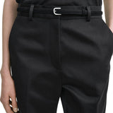 Toteme Thin Suede Belt - Vermillion