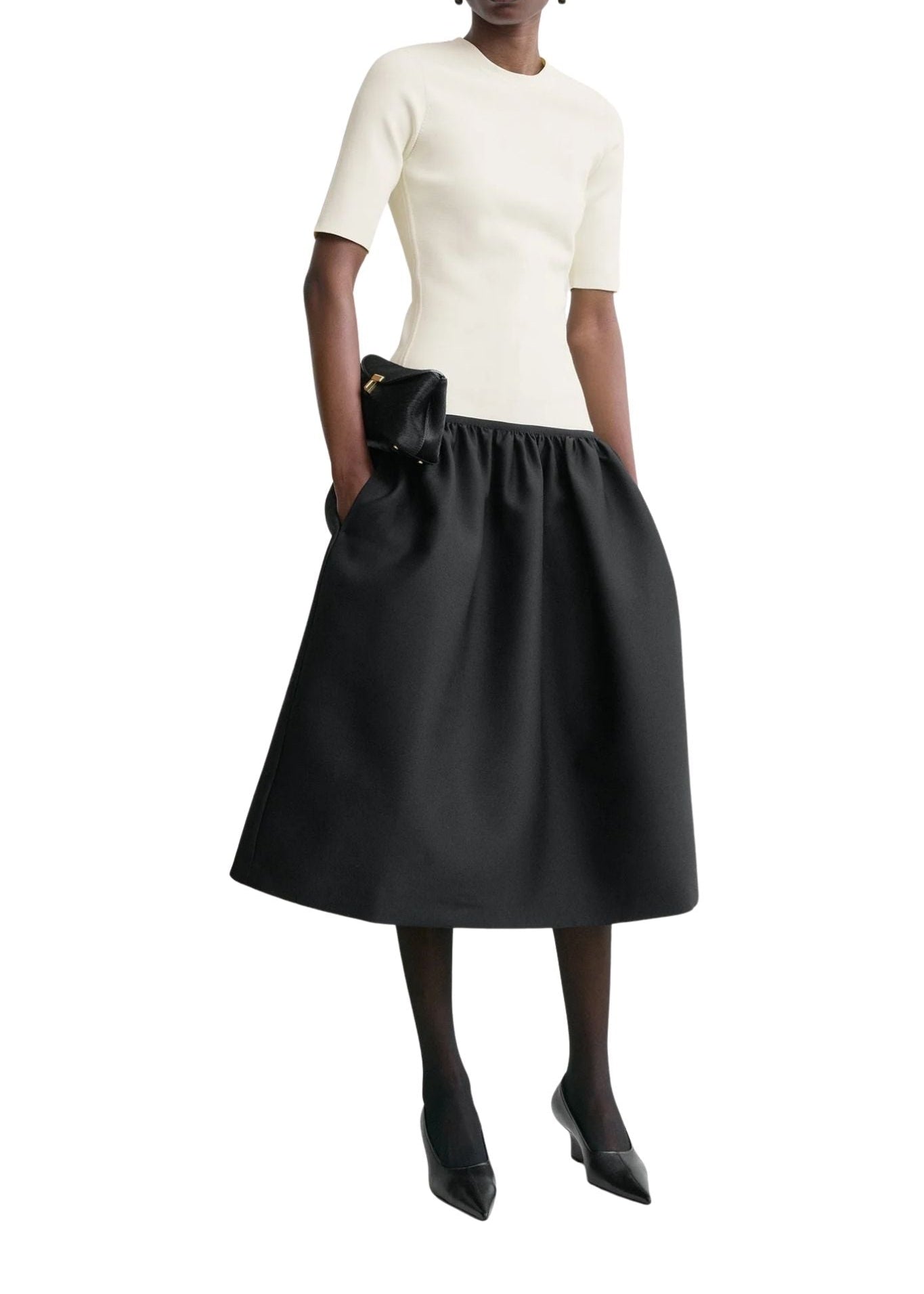 Toteme Twinflower Tea Dress - Vermillion