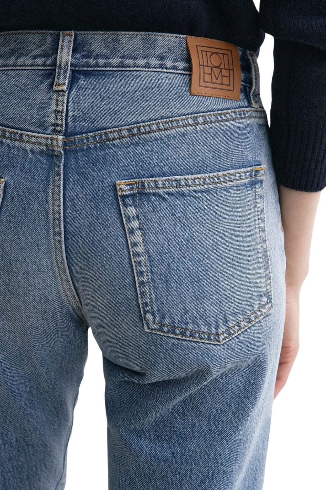 Toteme Twisted Seam Denim - Vermillion