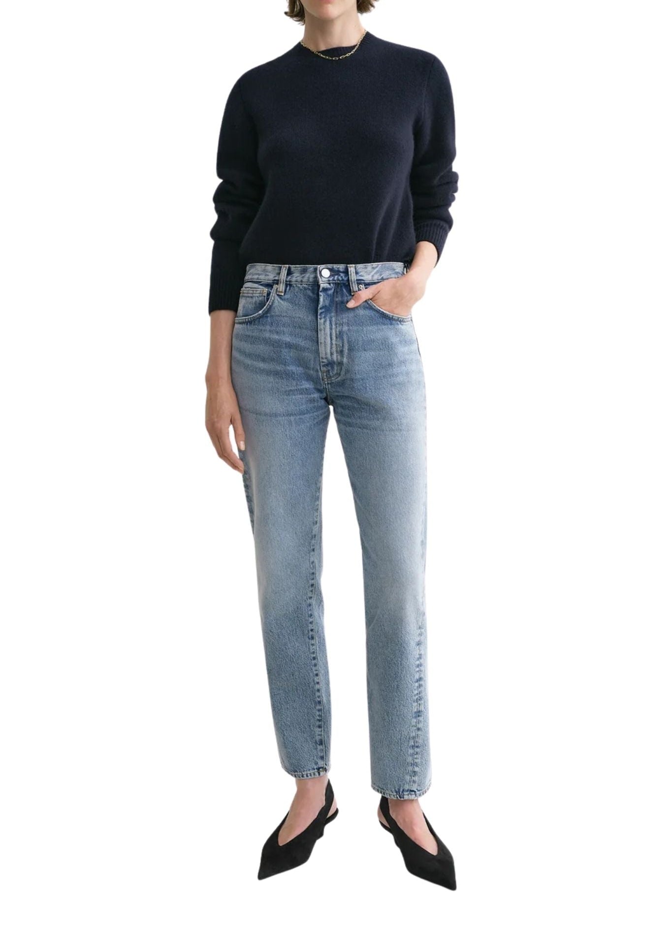 Toteme Twisted Seam Denim - Vermillion
