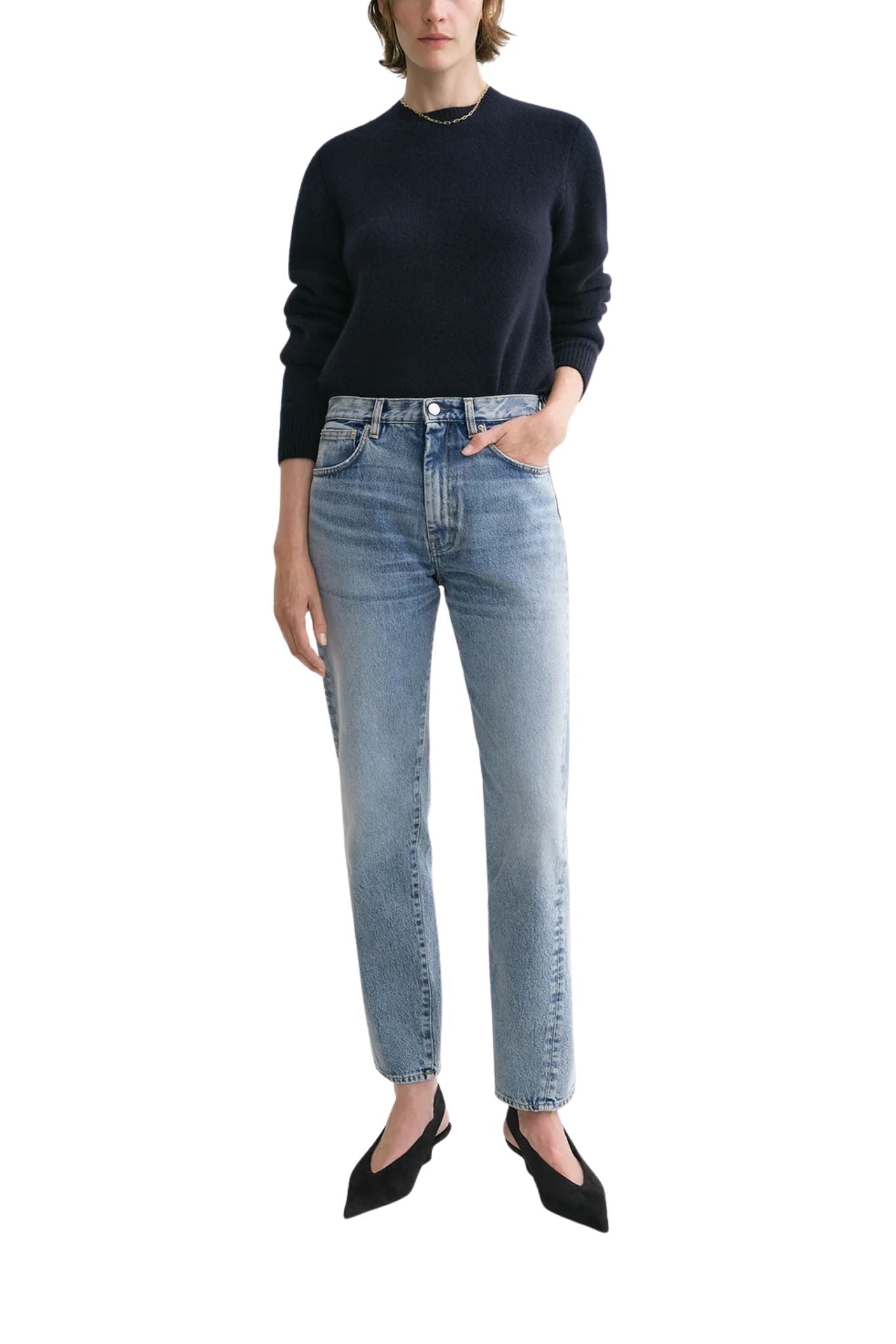 Toteme Twisted Seam Denim - Vermillion