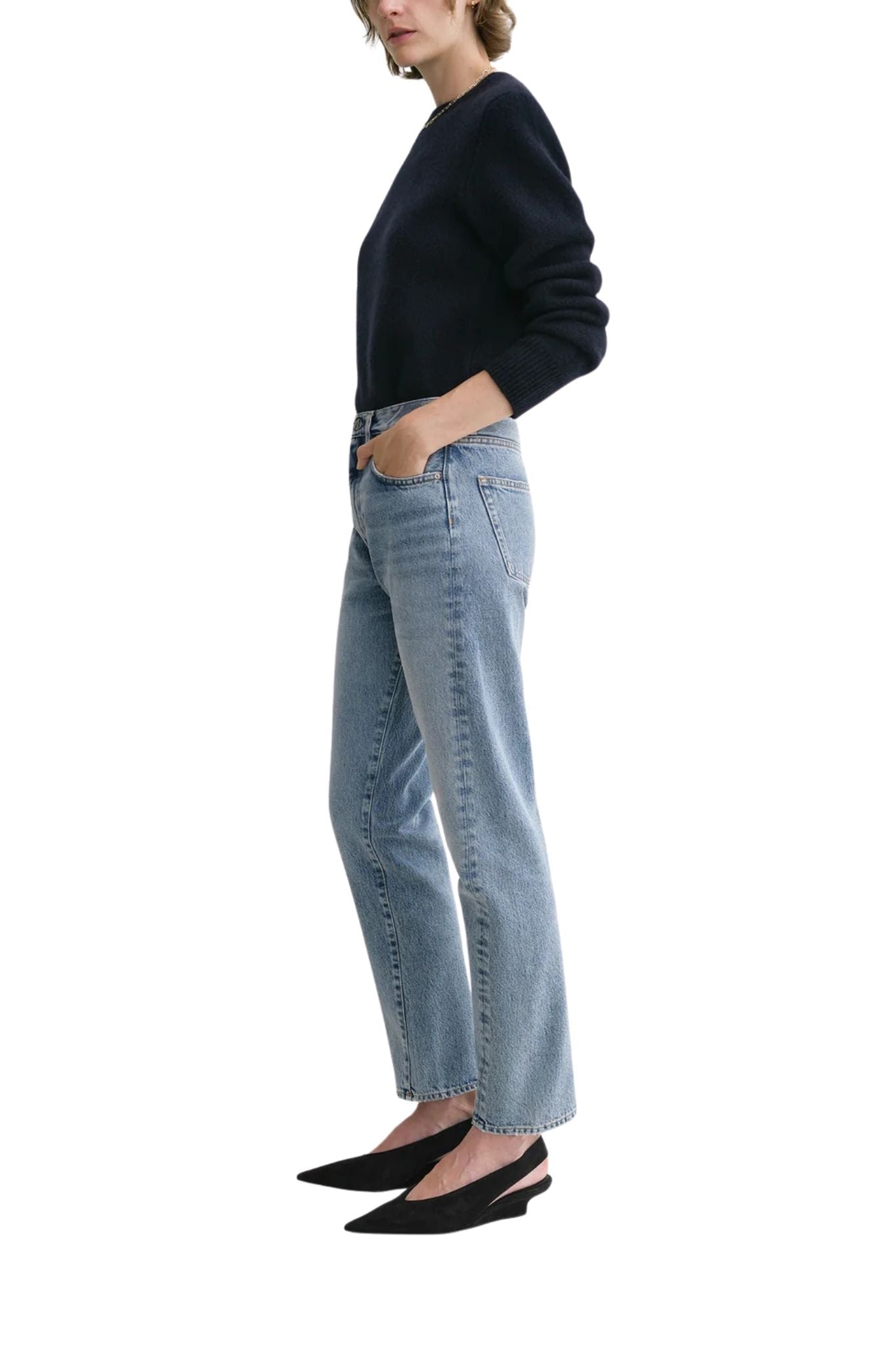 Toteme Twisted Seam Denim - Vermillion