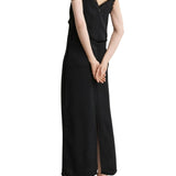 Toteme V - neck Raw Slip Dress - Vermillion