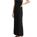 Toteme V - neck Raw Slip Dress - Vermillion