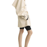 Toteme Washed Cotton Trench - Vermillion