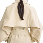 Toteme Washed Cotton Trench - Vermillion