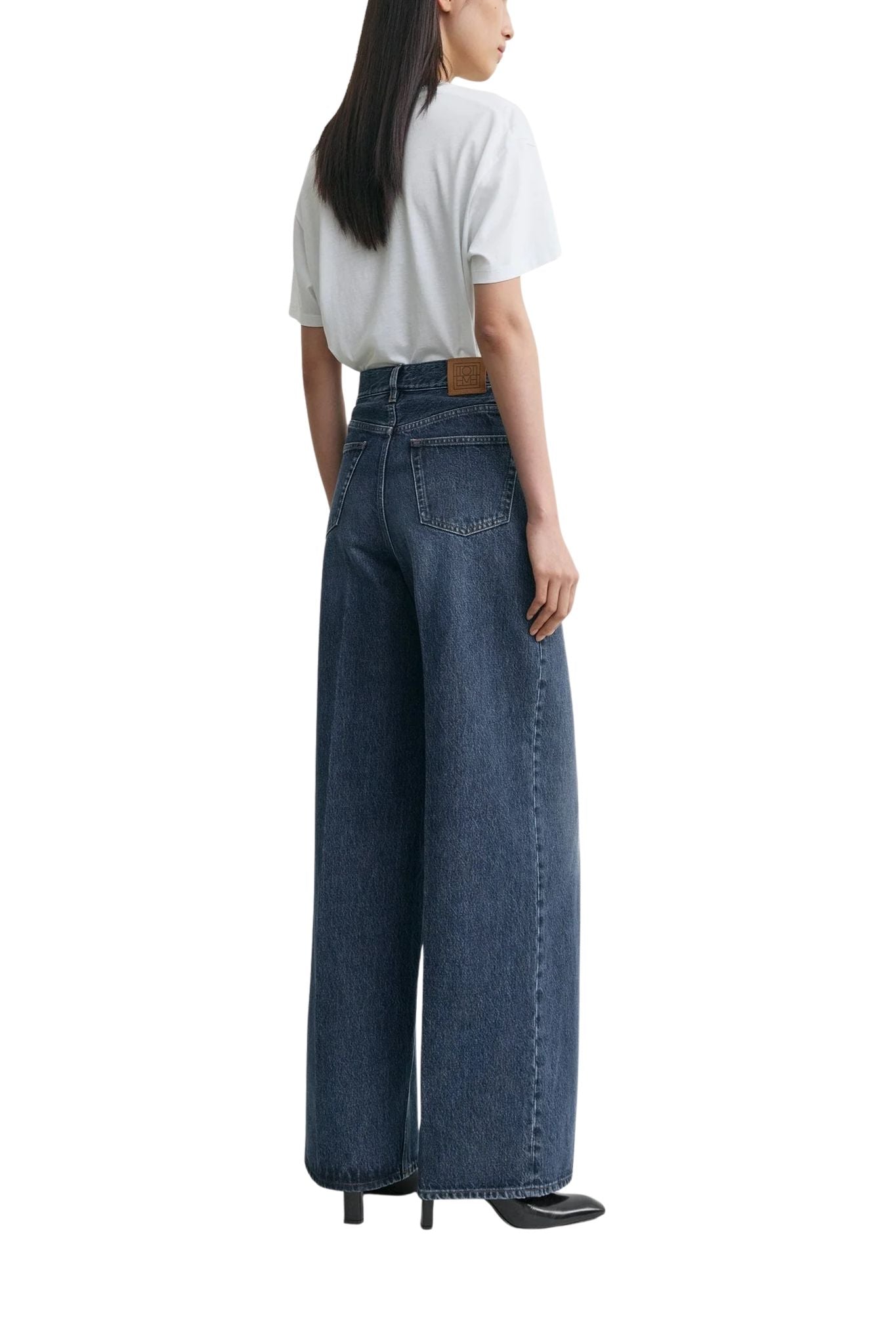 Toteme Wide Leg Denim - Vermillion