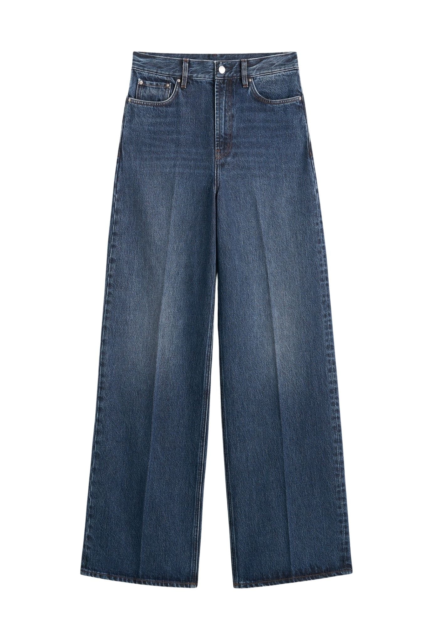 Toteme Wide Leg Denim - Vermillion