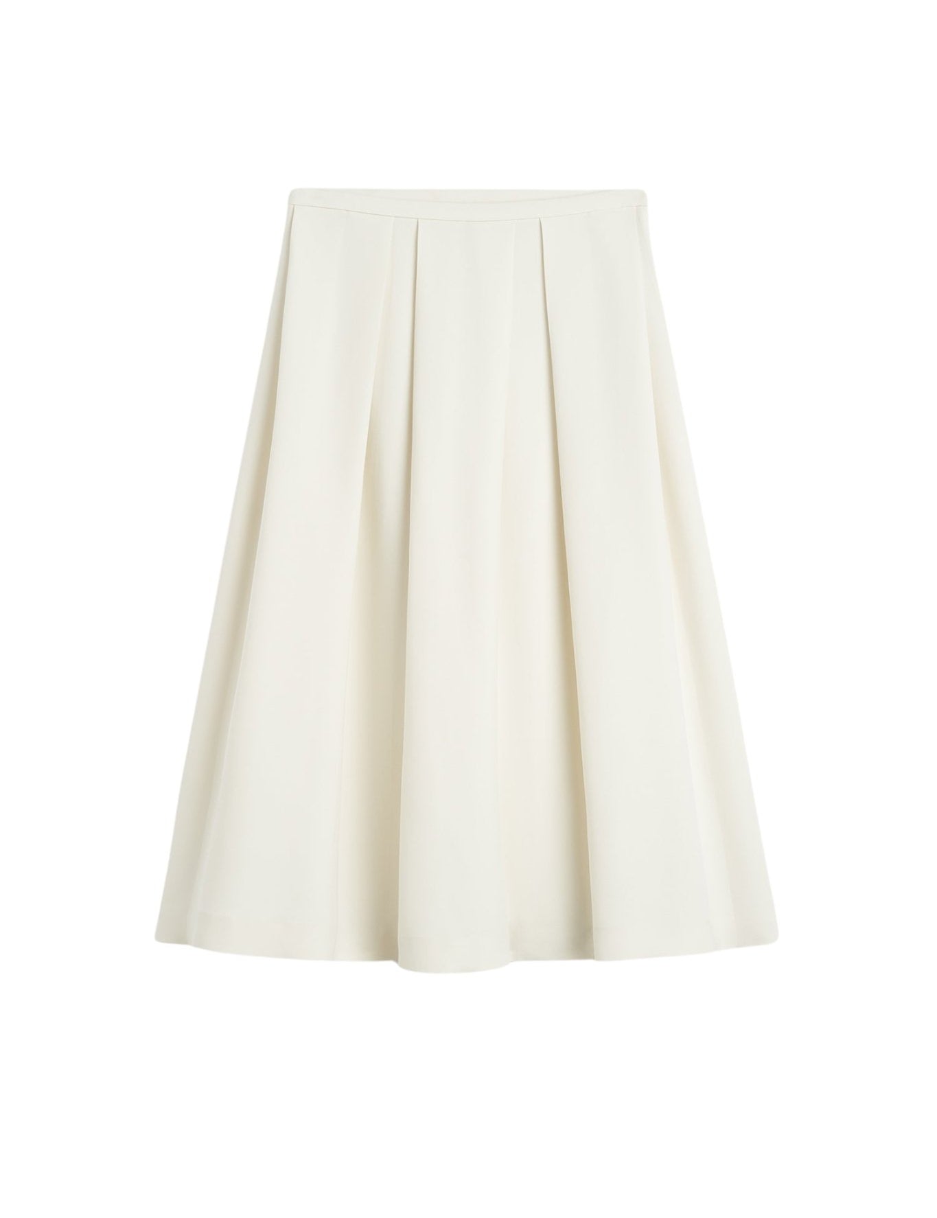 Toteme Wool Silk Twinflower Skirt - Vermillion