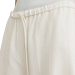 Toteme Woven Stripe Drawstring Trousers - Vermillion