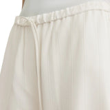 Toteme Woven Stripe Drawstring Trousers - Vermillion