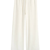 Toteme Woven Stripe Drawstring Trousers - Vermillion