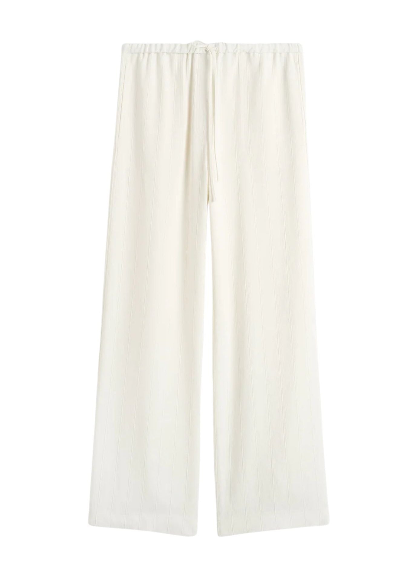 Toteme Woven Stripe Drawstring Trousers - Vermillion