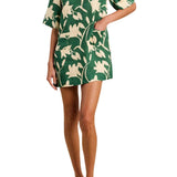 Trovata Manu Dress Madalena Floral - Vermillion