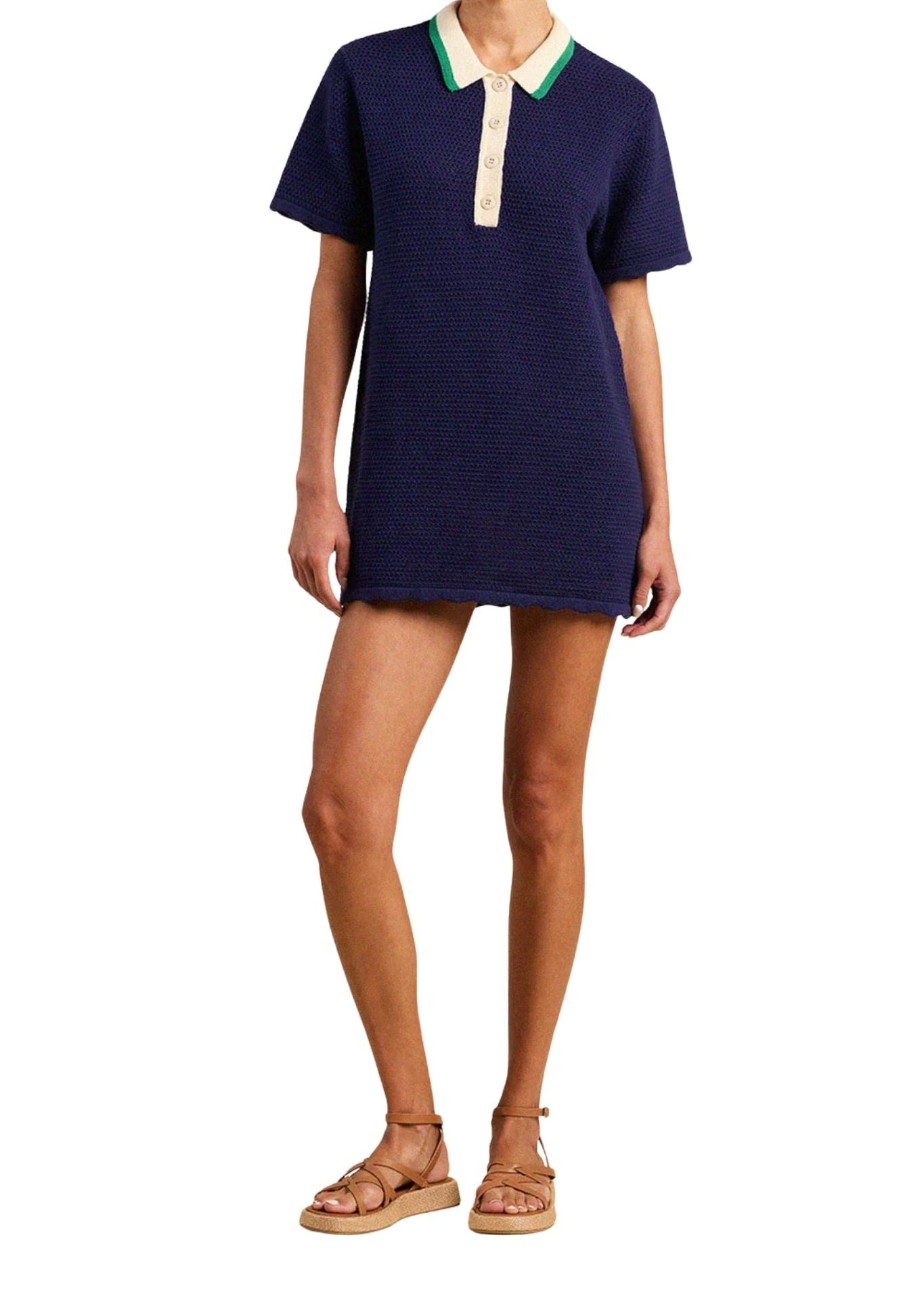 Trovata Marissa Dress Navy - Vermillion